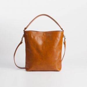 Рыжая кожаная сумка Red ― ButikLand