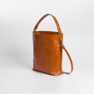 Рыжая кожаная сумка Red