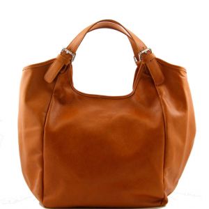 Кожаная сумка "Тренд" Red (рыжий) ― ButikLand